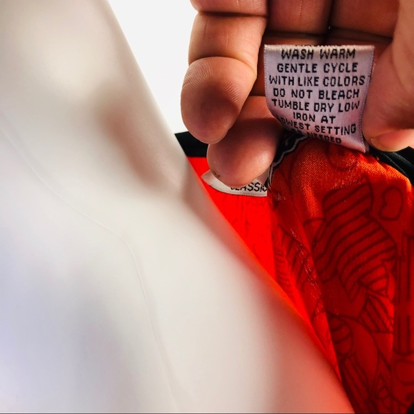 Sante Caftan Gown Orange Red Gold One Size - Picture 8 of 8